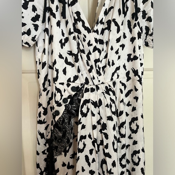 Self portrait leopard dress size 10 EUC - Picture 2 of 4